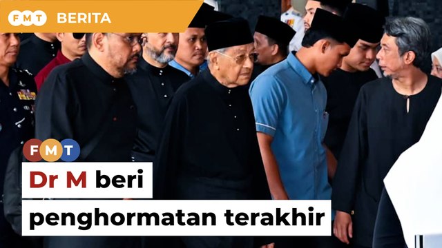 Dr M beri penghormatan terakhir kepada Pak Lah