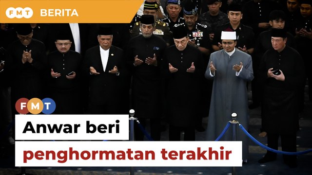 Penghormatan terakhir Anwar kepada Pak Lah