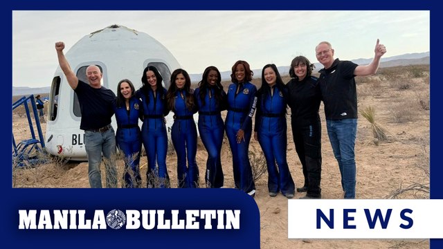 Blue Origin launches an all-female celebrity crew with Katy Perry, Gayle King and Lauren Sanchez