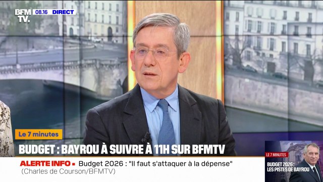 Budget 2026: Ce n'est pas sur les recettes qu'il faut compter pour trouver les 40 milliards d'euros , assure Charles de Courson