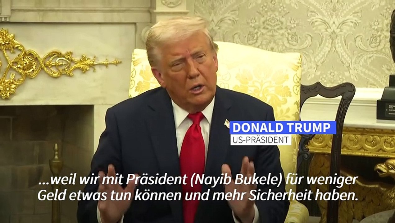 Trump für Abschiebung krimineller US-Bürger nach El Salvador