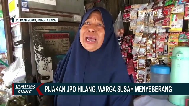 Plat Besi JPO di Jakarta Hilang Dicuri, Warga Terancam Bahaya saat Menyebrang