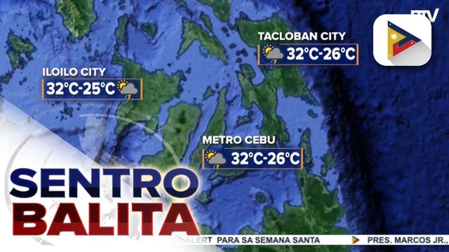 14 na lugar sa bansa, posibleng makaranas ng damang init na nasa danger level ngayong araw ayon sa PAGASA; Metro Manila at ilan pang bahagi ng bansa, posibleng ulanin dahil sa localized thunderstorms