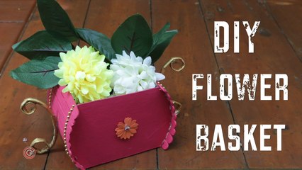 Handmade Flower Basket – Simple and Creative Craft