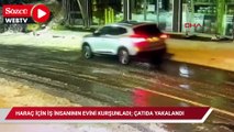 İş insanını ölümle tehdit etti, evini kurşunladı: Çatıda yakalandı