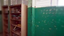 Por grietas en escuela, trasladan estudiantes en Sánchez, Samaná