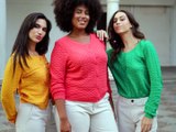 Fancy knit cardigan femme La Fianc&eacute;e