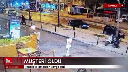 Pendik'te ortaklar kavga etti: Müşteri öldü