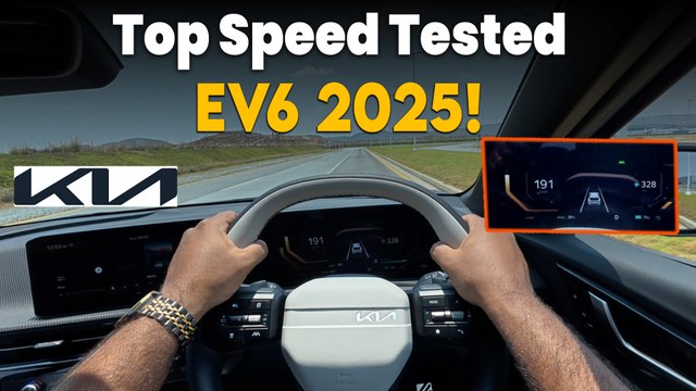 Kia EV6 Facelift Top Speed Run | POV