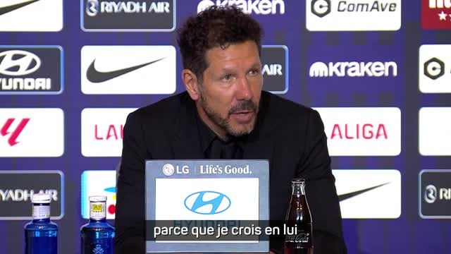 Atlético - Simeone : Je continue de faire jouer Griezmann parce que je crois en lui