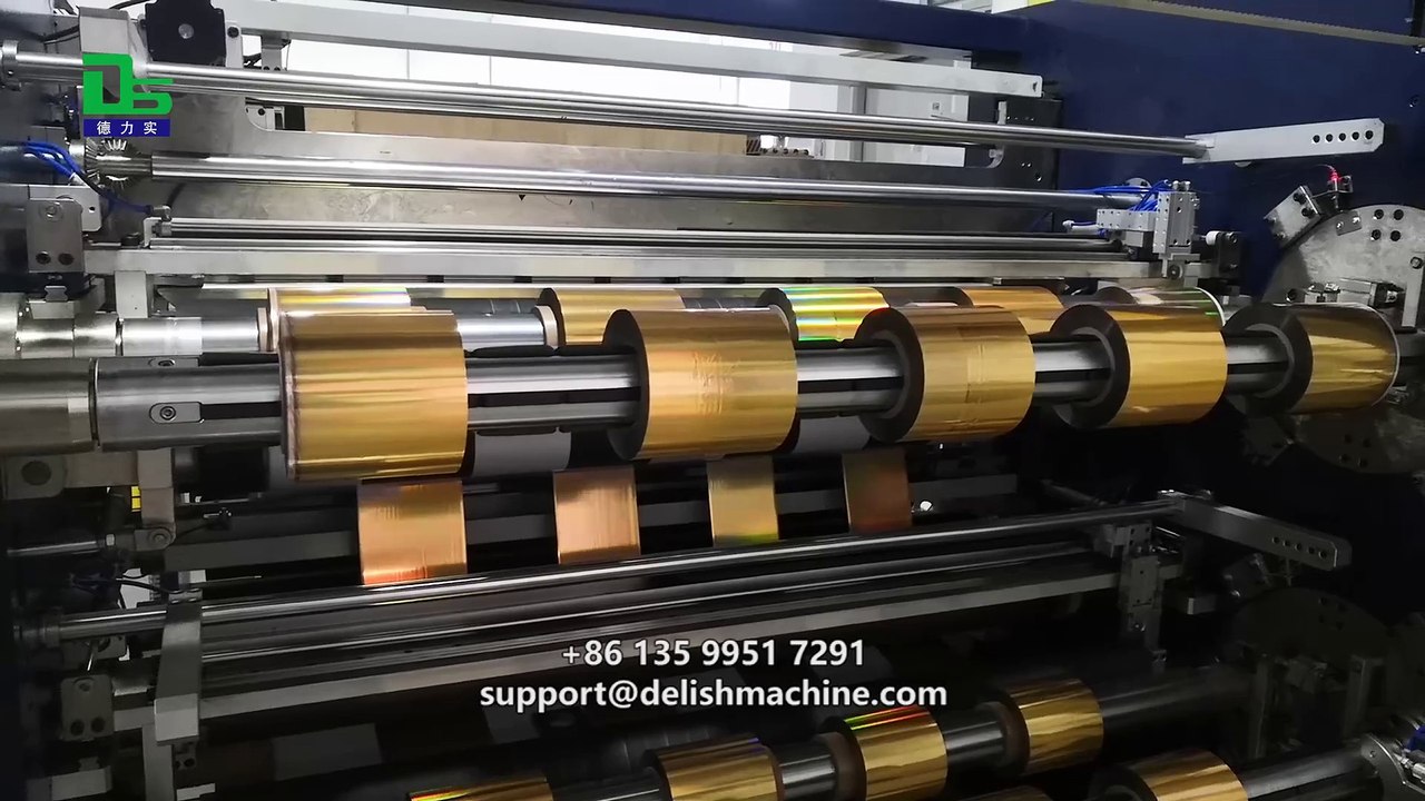 High-precision hot stamping film slitting machine, the yield rate is directly full!