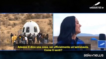 Katy Perry mistica dopo il volo con Blue Origin: «Sono super connessa all'amore»