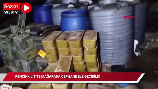 Pençe-Kilit Operasyonu’nda Mağarada Silah ve Mühimmat Ele Geçirildi