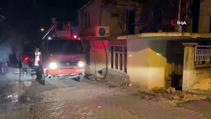 Annesine kızıp canlı yayında evi yaktı!