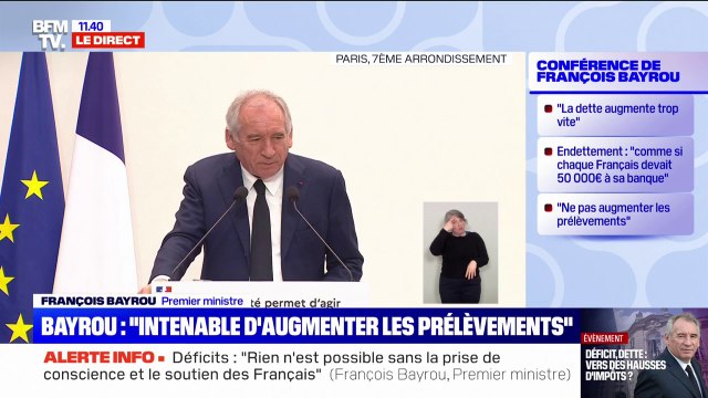François Bayrou place l'indépendance en matière de sécurité et de défense comme une des priorités de l'action du gouvernement