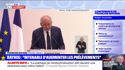 François Bayrou veut "lever les obstacles à l'initiative économique"