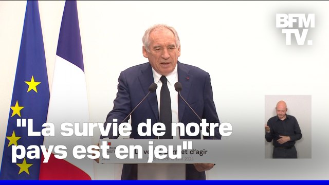 Finances publiques, dette... La conférence de presse de François Bayrou en intégralité