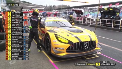 SuperGT Series 2025. Round 1. Okayama. Race Part 2