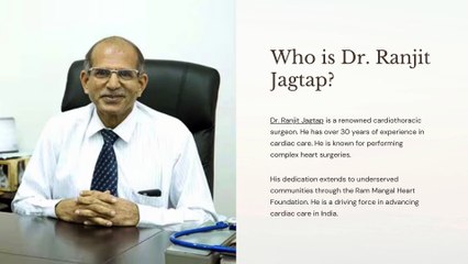 Who is Dr. Ranjit Jagtap?
