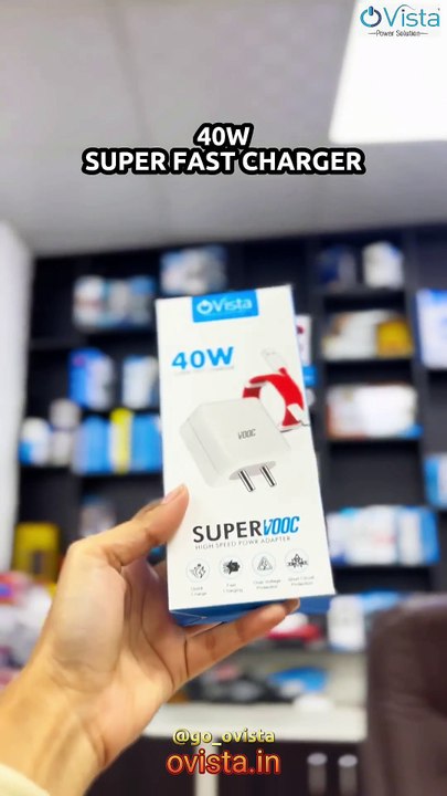 Ovista 40W SuperVOOC Fast Charger – Superfast Charging at Just ₹539!