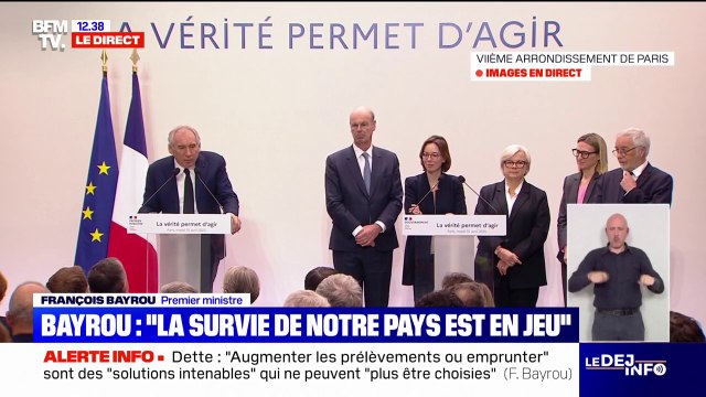 Les Gilets jaunes, le Covid, l'Ukraine... : François Bayrou estime que l'accroissement du déficit est dû à une succession de crises