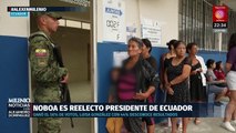 Daniel Noboa es reelegido presidente de Ecuador con 56 por ciento de votos