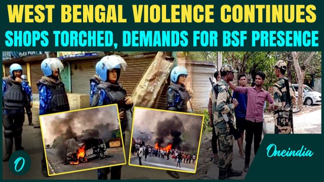Shops burnt, fear remains: Samserganj traders urge BSF to stay for peace
