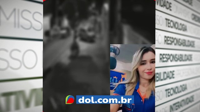 Câmeras de segurança registraram o momento em que a jornalista, conhecida como Dayane Show, tenta atravessar a pista, mas é atingida e arremessada pelo veículo