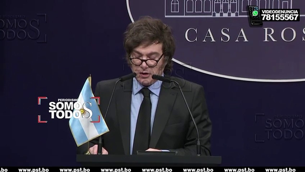 MILEI AFIRMA QUE BOLIVIA ALCANZÓ EL LÍMITE MATERIAL DE SU MODELO SOCIALISTA
