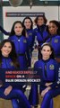 Katy Perry launches into space with all-female crew on Blue Origin rocket