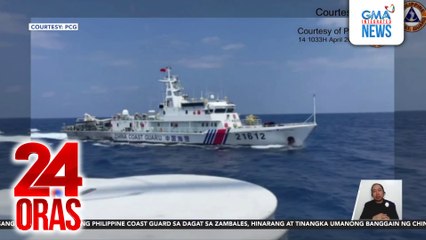 Barko ng CCG, hinarangan ang BRP Cabra; intensyon umanong banggain ang PCG vessel | 24 Oras
