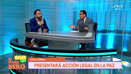 CASO ZÚÑIGA: PRESENTARÁ ACCIÓN LEGAL EN LA PAZ
