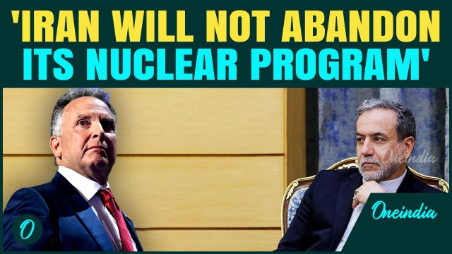 Iran Says No To U.S | 'Won't Abandon Nuclear Program' FM Seyed Abbas Araghchi