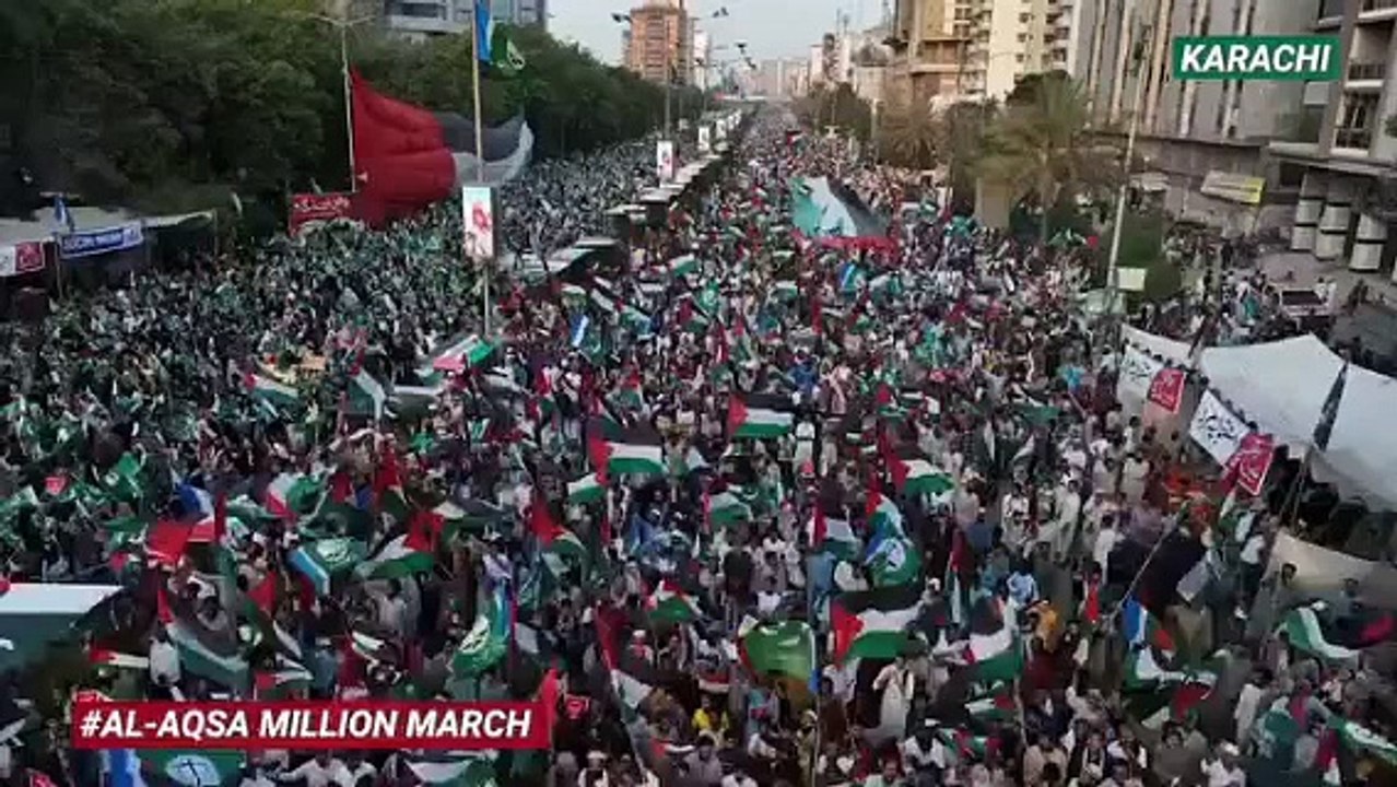 Karachi march  save gazaJoy of life with different kinds of videos