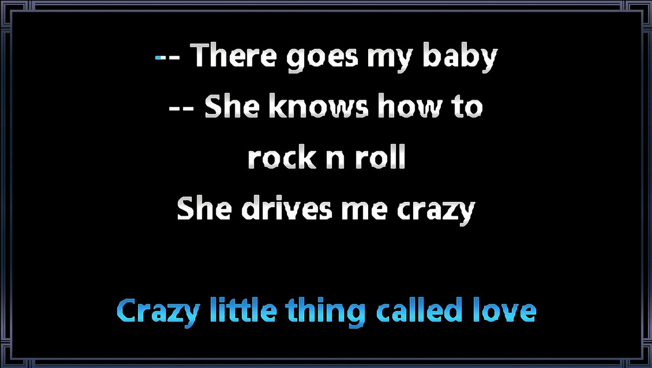 Queen - Crazy Little Thing Called Love [Karaoke Instrumental]