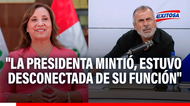 Nicolás Lúcar sobre cirugías de Dina Boluarte: La presidenta mintió, estuvo desconectada de su función
