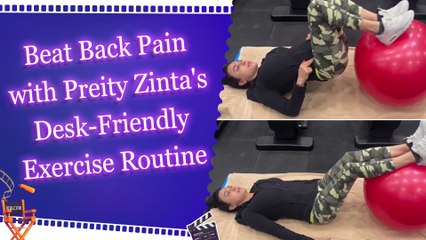 Preity Zinta shares effective exercise to strengthen back for those who sit a lot
