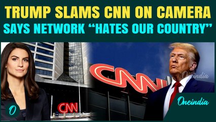 Trump HUMILIATES CNN’s Kaitlan Collins In Front of President Bukele  | ‘You’re A LOW-RATED Anchor’