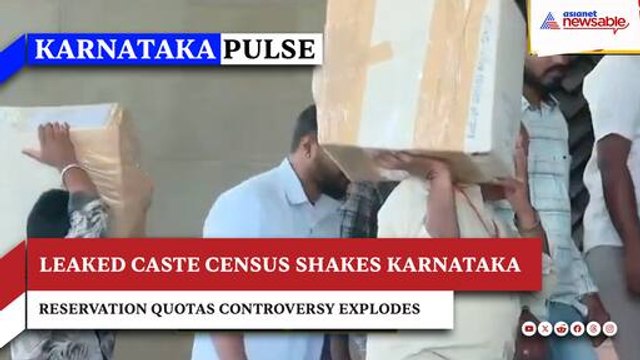 Karnataka Pulse | Caste Census Report Divides Congress, Projects SCs, Muslims As Largest Communities