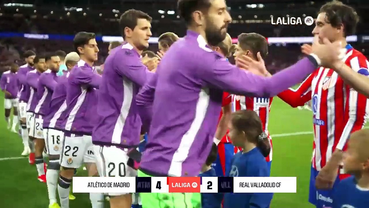 ATLÉTICO DE MADRID 4 - 2 REAL VALLADOLID CF I RESUMEN LALIGA EA SPORTS
