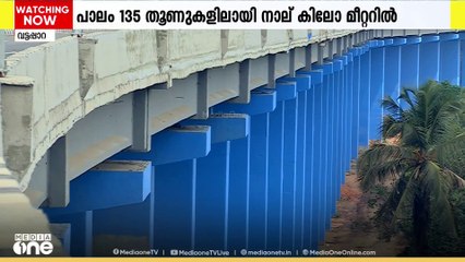 വട്ടപ്പാറയിൽ ദേശീയപാത നവീകരണത്തിന്റെ ഭാഗമായുള്ള വയഡക്ട് പാലത്തിന്റെ  നിർമാണം അവസാനഘട്ടത്തിലേക്ക്