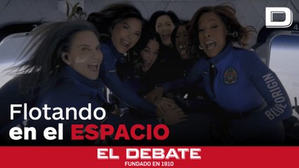 El vídeo de Katy Perry y las demás tripulantes flotando en la nave que las llevó al espacio