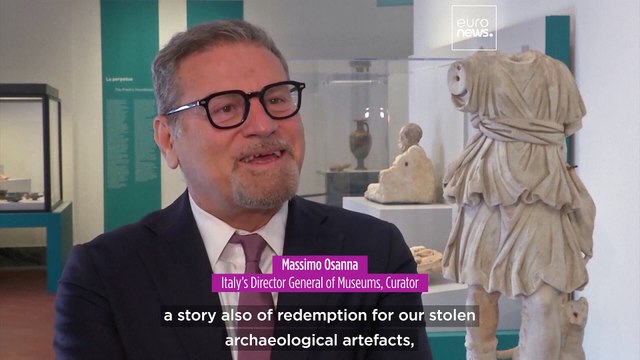 Once looted and lost, now on display: Naples welcomes exhibition of stolen artefacts