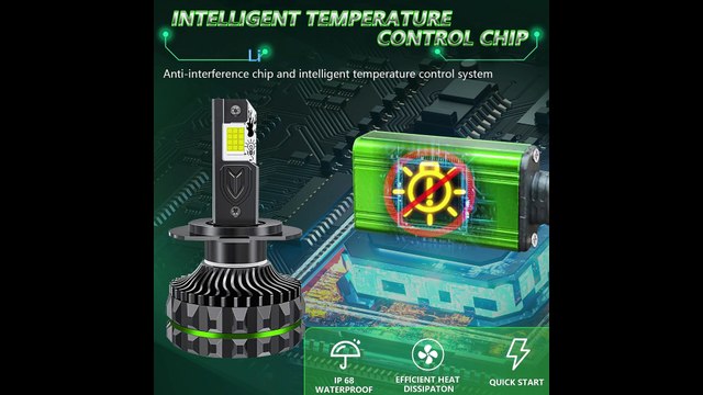 5 High Power 4200W LED Headlights