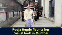 Pooja Hegde flaunts her casual look in Mumbai