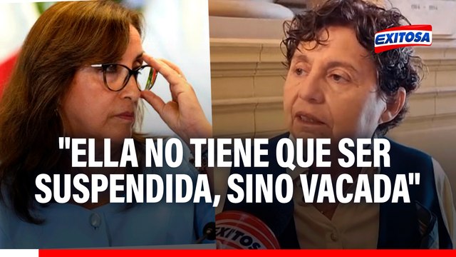 Susel Paredes: Dina Boluarte no tiene que ser suspendida, sino vacada