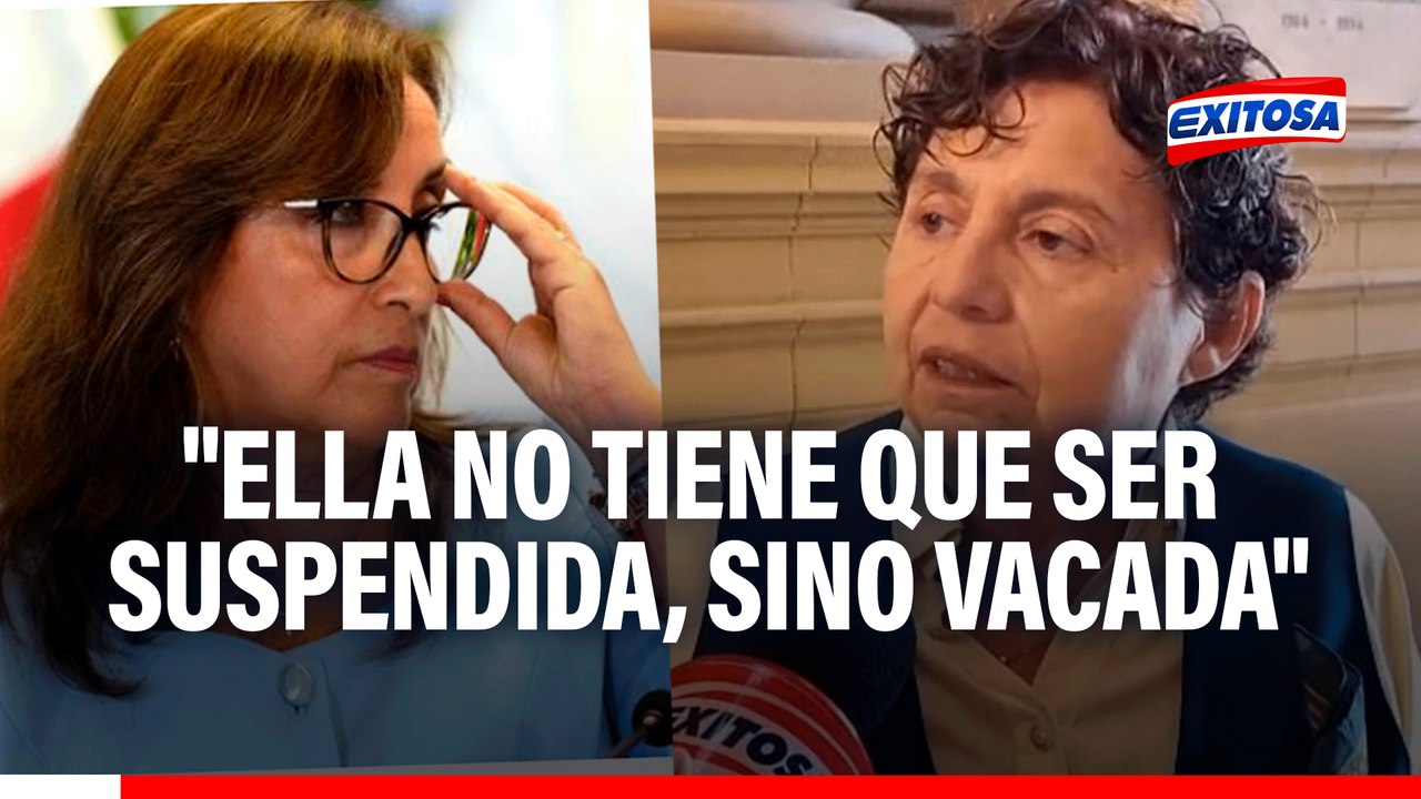 Susel Paredes: "Dina Boluarte no tiene que ser suspendida, sino vacada"