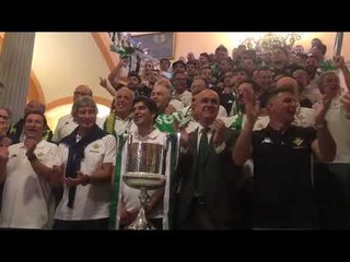 El BETIS celebra el título de Copa del Rey en el Ayuntamiento
