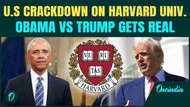 'Set An Example': Obama Fights Trump's 2.2Bn Crackdown On Harvard University | U.S Campus Crackdown