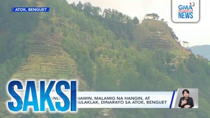 Magandang tanawin, malamig na hangin, at makukulay na bulaklak, dinarayo sa Atok, Benguet | Saksi